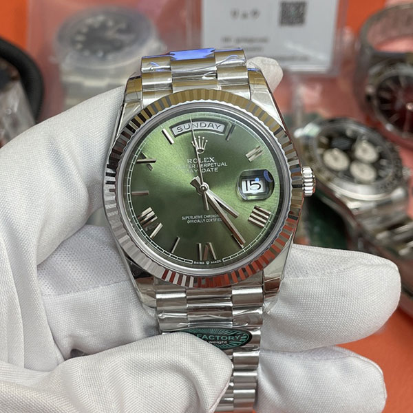 【加重版 RC製】ロレックスコピー時計 M228236-0008 デイデイト 40mm ホワイト